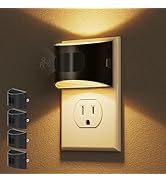 DORESshop LED Night Light[4 Pack], Night Lights Plug into Wall, 3 Mode Plug in Night Light with M...