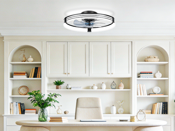 ceiling fan with light for Home office