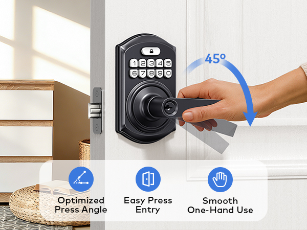 Durable ergonomic aluminum alloy handle