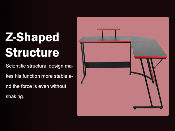 L Shaped Gaming Desk