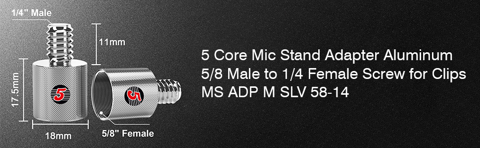 mic stand adapter, mic stand parts, mic mount adapter, microphone stand adapter, mic screw adapter