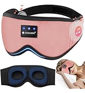 ZUMUSEN Bluetooth Sleep Headphones, 3D Wireless Music Eye Mask with Ultra-Thin Stereo Speakers, A...
