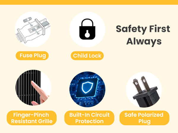 Tower Fan for Bedroom