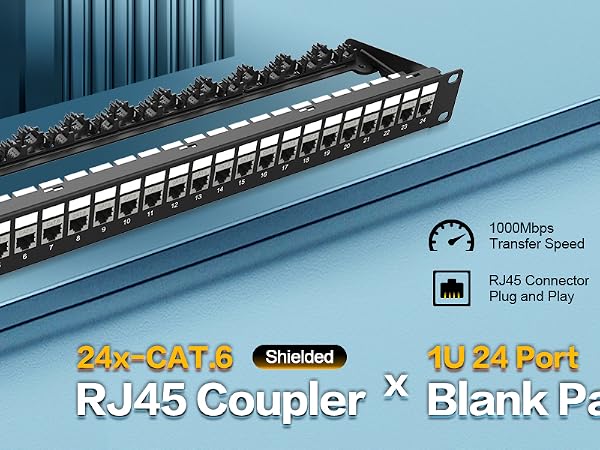24 port patch panel