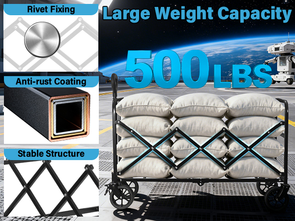 collapsible wagon heavy duty