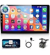 Android Car Radio 10.1 Inch with Bluetooth, Mirror Link, Hodozzy Double Din Touch Screen Car Radi...