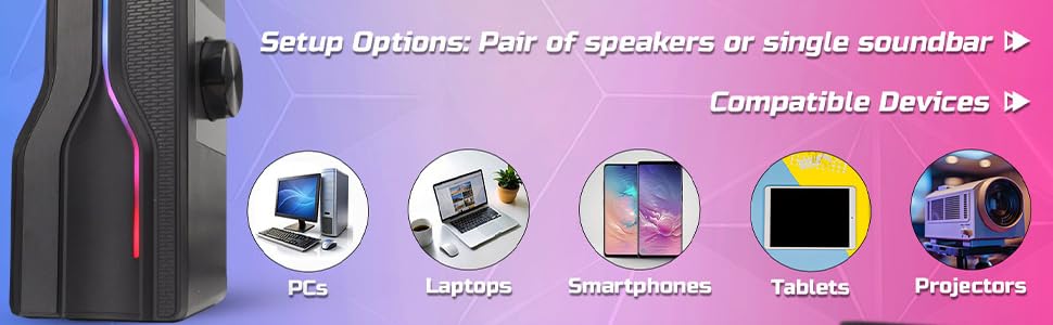 external car speakers soundbar for monitor gaming mac computer speakers