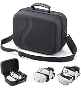 Large Carrying Case for Meta Quest 3S/3, Hard Travel Case Compatible With BOBOVR S3 Pro/KIWI Desi...