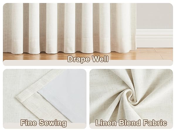 linen curtains