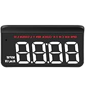 Windshield Head Up Display for Car, Digital Speedometer for Car with OBD2/EUOBD Interface, HUD Ca...