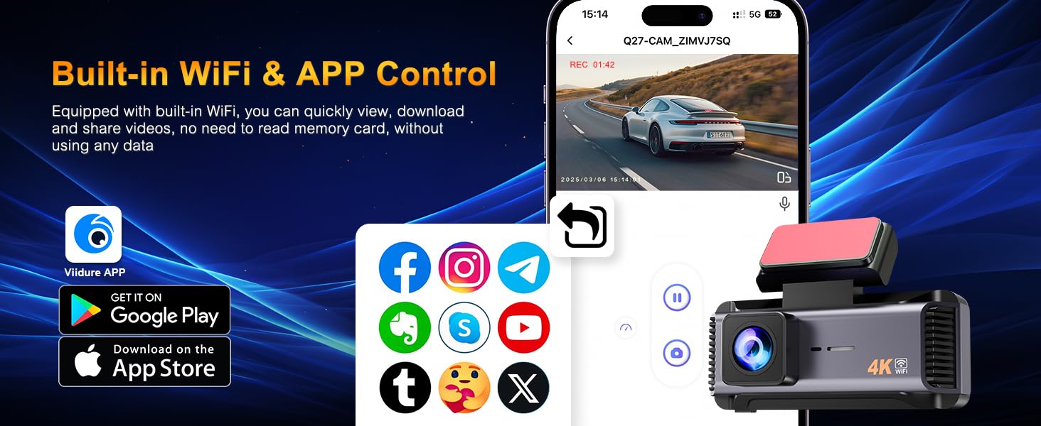 front facing camera for car