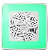 Broan-NuTone SPK110RGBL ChromaComfort Bathroom Exhaust Fan with Sensonic Bluetooth Speaker and LE...