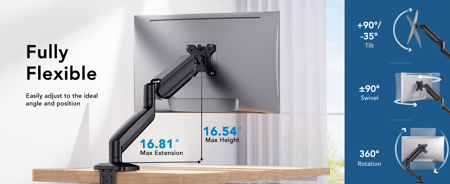 adjustable monitor stand