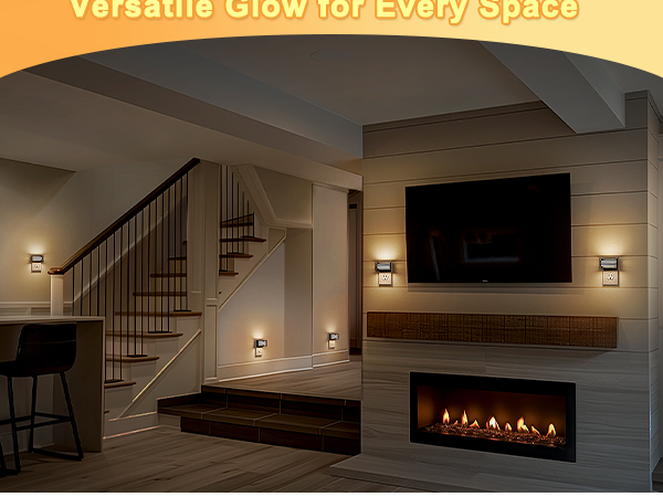 nightlight for bedroom bathroom kitchen living room hallway home decor