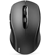 TECKNET Bluetooth Mouse, 4000DPI Wireless Mice for Laptop 2-in-1(BT 5.0/3.0+2.4Ghz) Computer Port...