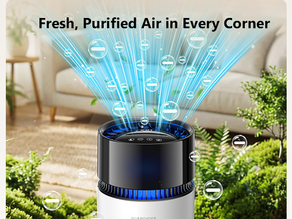 Mist-Free Evaporative Humidifier