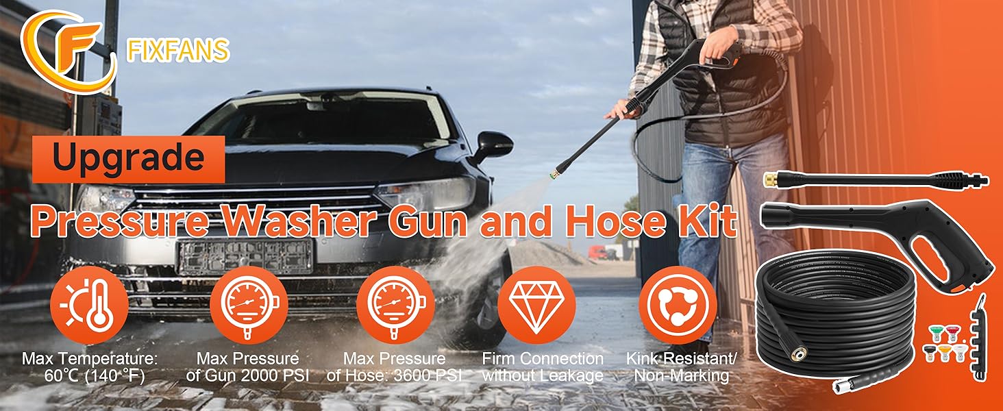 Pressure Washer Gun and Wand Kit