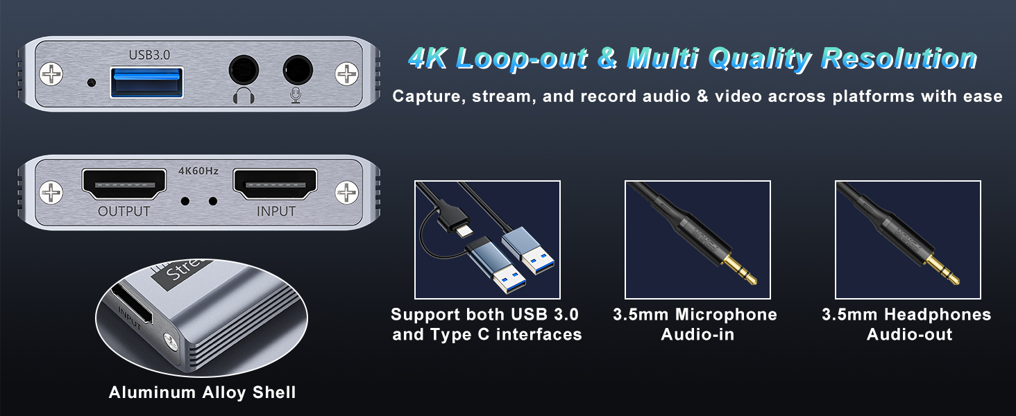 4K video capture card