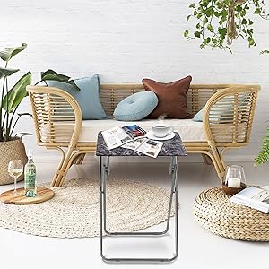 folding snack side table