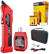 RAINLEONID NF-827S Circuit Breaker Finder Tool with 3 accessories and GFCI outlet tester,90-120V ...