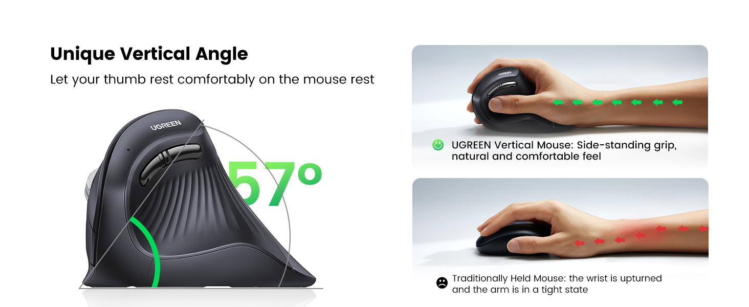 wireless ergonomic mouse