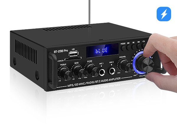 Sound Effects Controls bluetooth receiver for home stereo bluetooth amplifier receiver for speakers