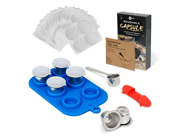 nespresso original reusable pods capsulas cafe refillable coffee stainless steel capsule pod reuse