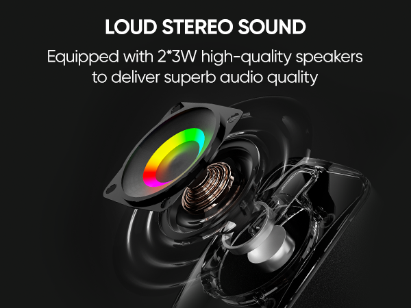 2.0 stereo computer speakers