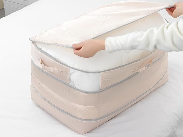 comforter organizer duvet storage bag quilt bag under bed blanket storage bedding storage bags