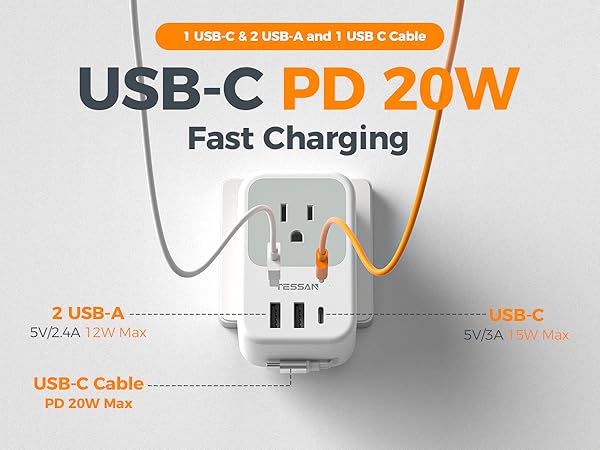 Multi Plug Outlet Extender