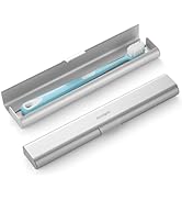 Oralphi Aluminum Toothbrush Travel Case, Portable Travel Toothbrush Holder, Durable Manual Toothb...