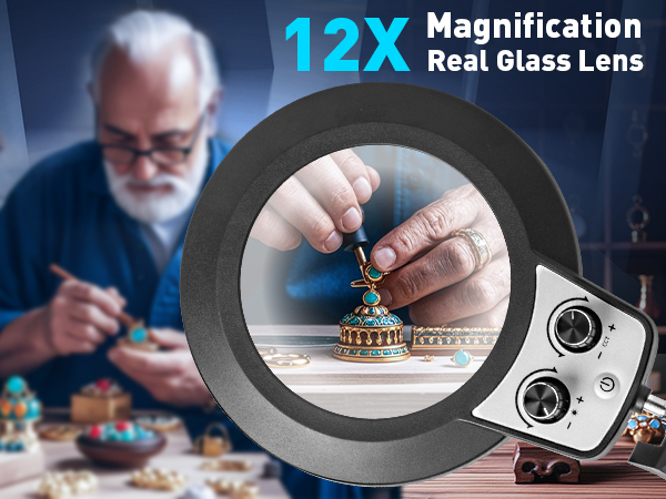 magnifier with light,magnifying glasses with light for close work,workbench light,esthetician light