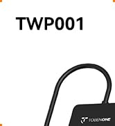 TobenONE USB C Wireless HDMI Transmitter and Receiver, Wireless Display Adapter 3 USB Ports, 4K H...