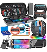 Switch 2 Accessories, [Charge Inside]Case Bundle for Nintendo Switch 2 2025 Console, FYOUNG 23 IN...