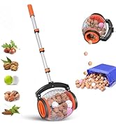 Acorn Picker Upper Roller, 26 to 56 Inch Adjustable Pole Walnut Picker Upper Foot Operated Releas...