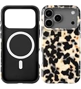 Obbii for iPhone 18 Pro Shockproof Protective Phone Case,Tortoise Shell | [Compatible with Magsaf...