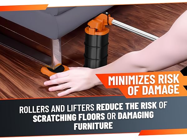 lifter tool with furniture rollers easy to use moving system heavy duty sliders and gliders