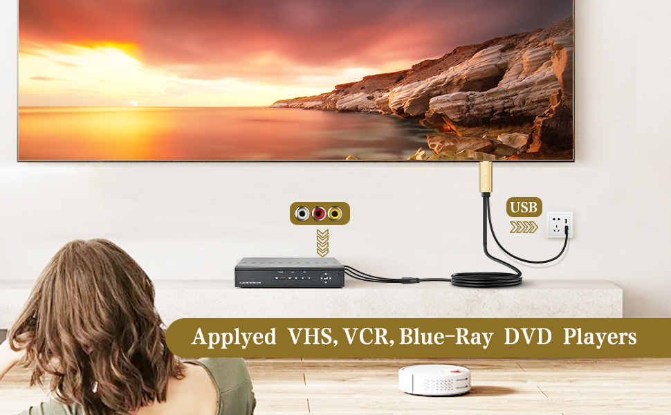 old dvd to smart tv converter