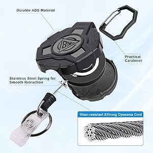 keychain retractable keychain retractable keychain heavy duty badge reel badge holder retractable