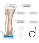 Callus Remover for Feet, Nicebirdie Electric Foot File Callus Removers Rechargeable Waterproof Pe...