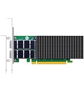 GLOTRENDS ST7438 2-Port 200Gb QSFP56 Ethernet Network Card with Mellanox ConnectX-6 Controller, P...