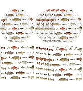 DURYGEN 40PCS Fishing Birthday Party Decorations Gone Fishing Party Decorations Include Fishing T...