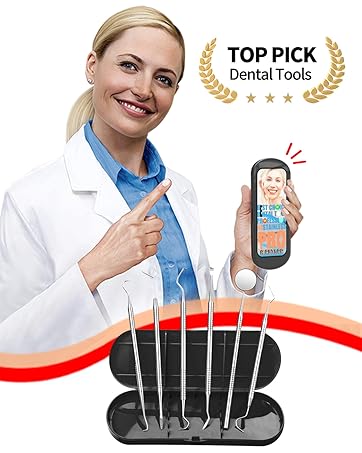 G.CATACC dental picks for teeth cleaning Kit, dental tools to remove plaque and tartar