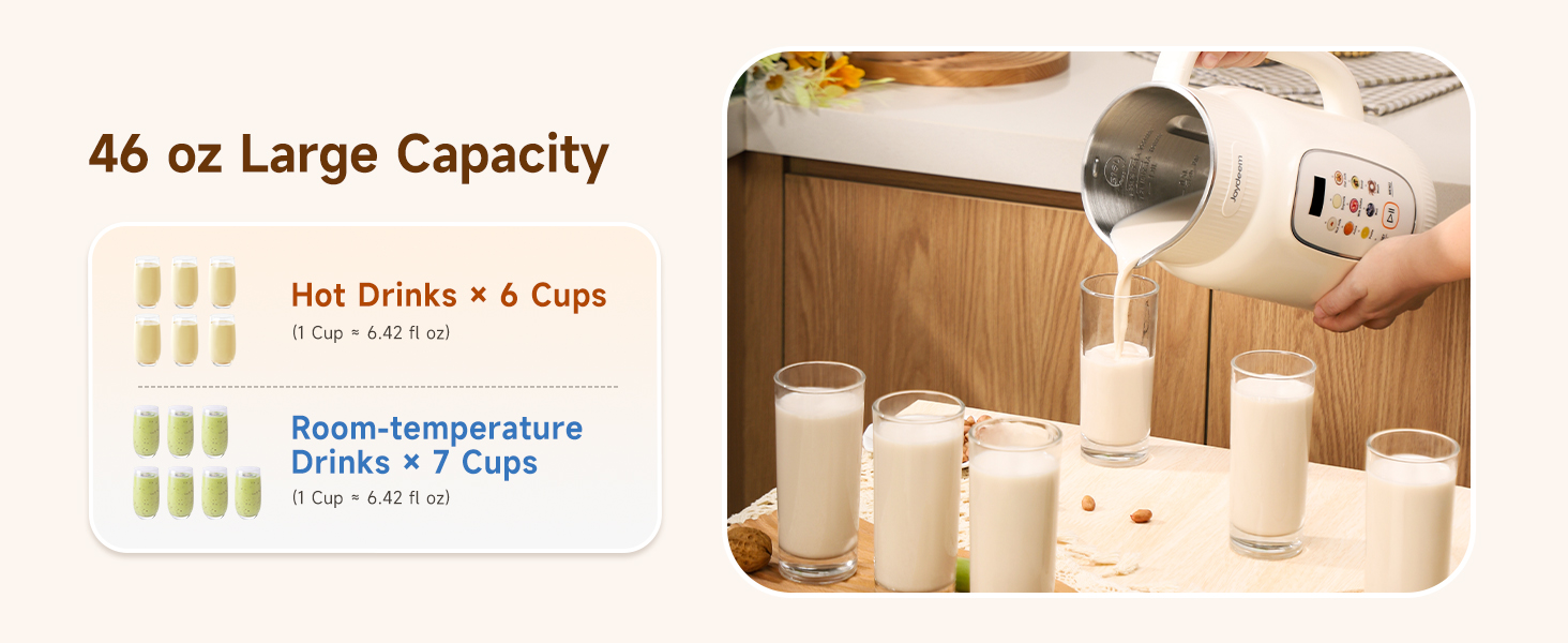 46 oz Large Capacity