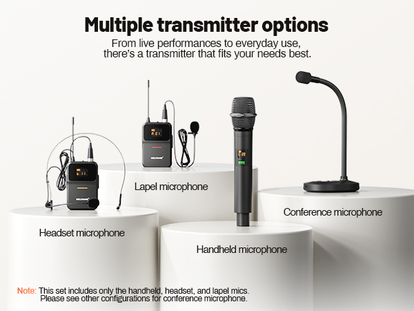 4-Channel Wireless Microphone System