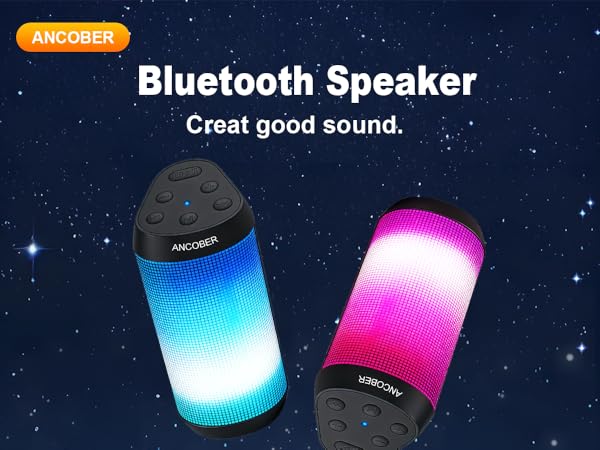 ANCOBER Bluetooth Speaker - Portable Wireless Spealer