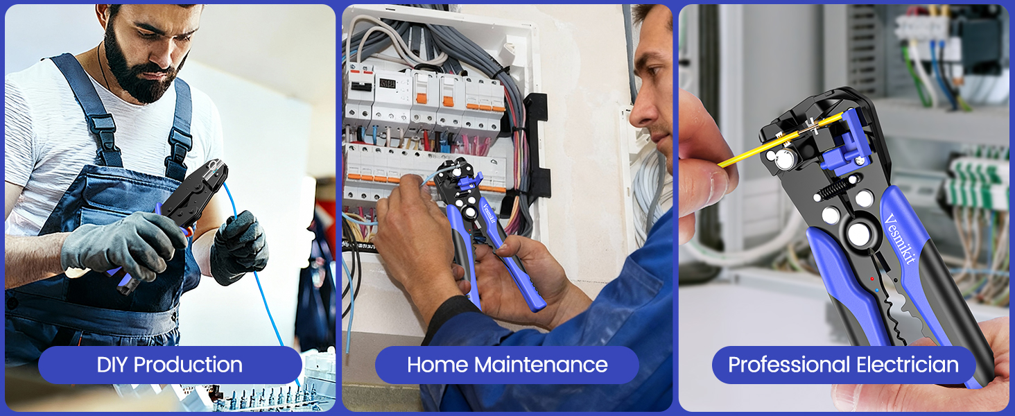 wire stripper wire crimper Ideal for technicians and home DIY