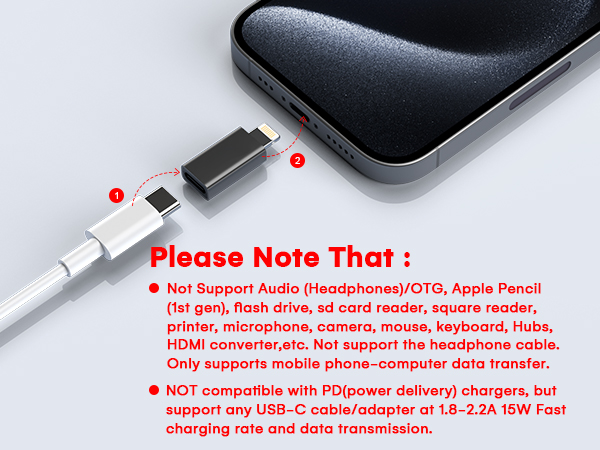 usbc to iphone adapter usb-c to lightning lightning to type c adapter usbc adapter for iphone
