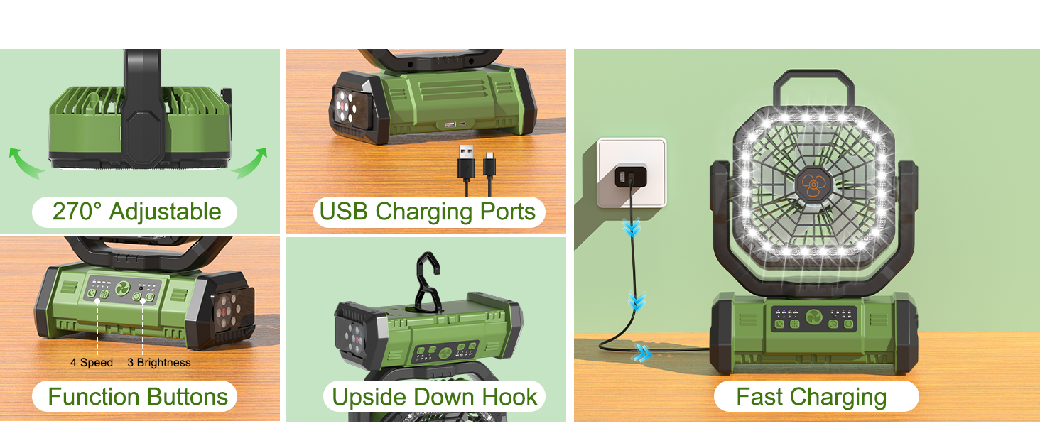 rechargeable fan