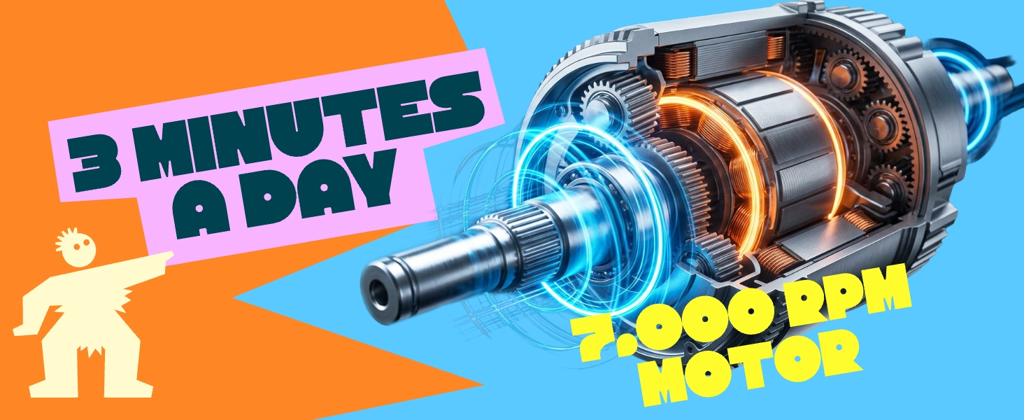 3 Minutes a Day 7,000 RPM Motor